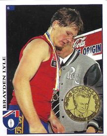 1998 Select AFL Stickers #6 Brayden Lyle Front